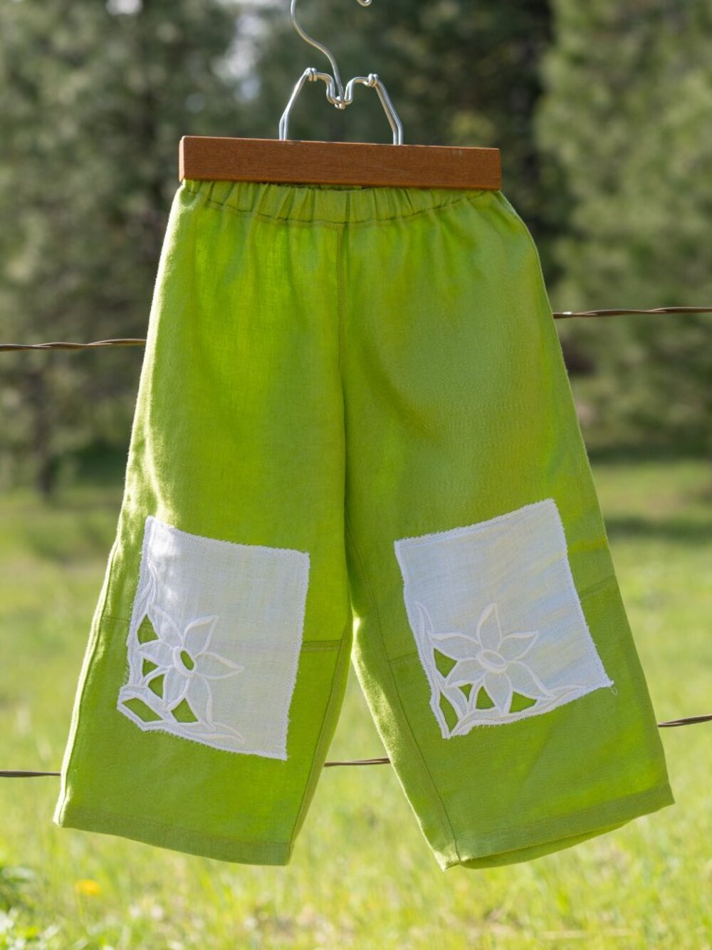 HANDMADE Trellis Linen Pant (Toddler)